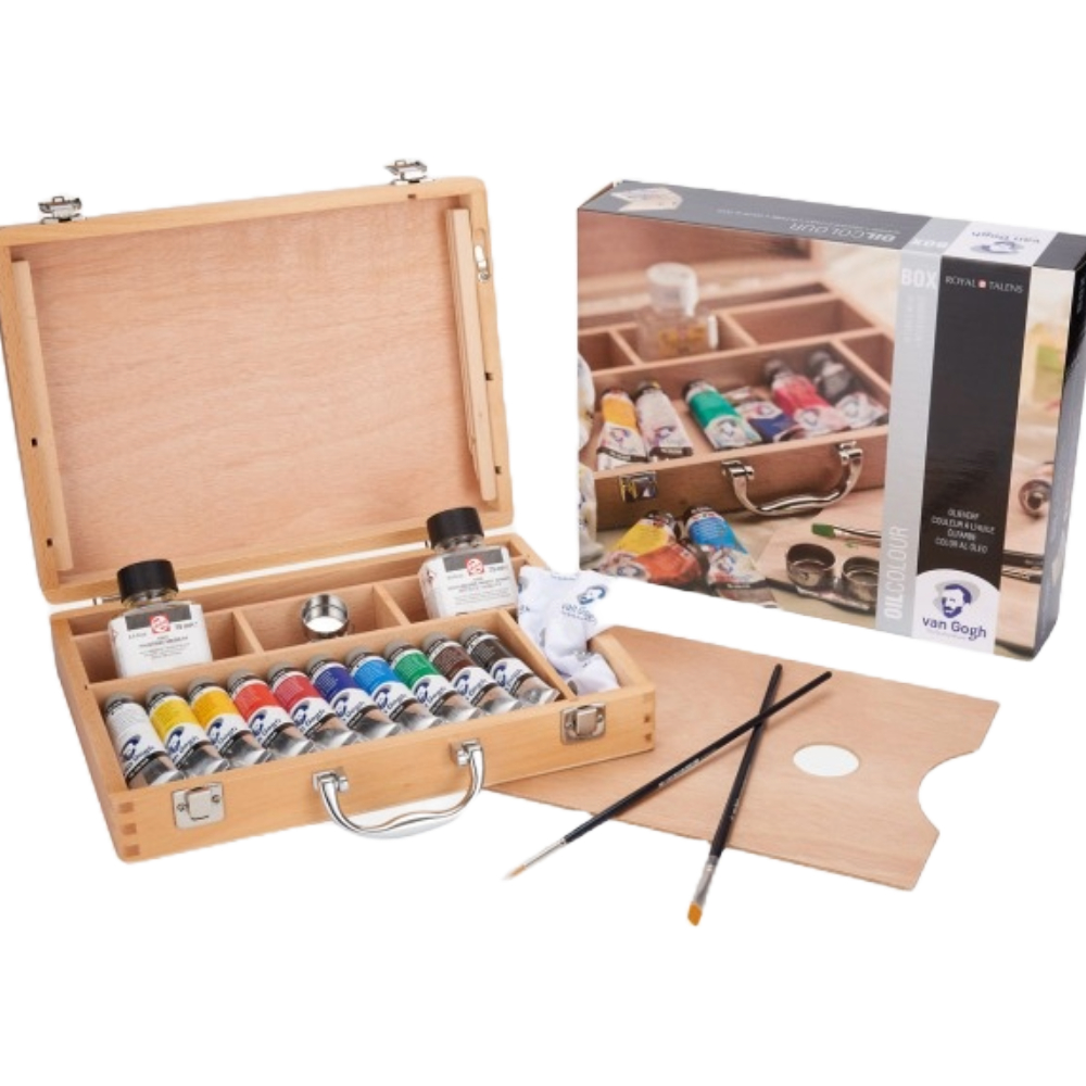 ΣΕΤ ΖΩΓΡΑΦΙΚΗΣ TALENS VAN GOGH ΛΑΔΟΧΡΩΜΑ WOODEN BOX (+10 ΧΡΩΜΑΤΑ 40ML) 02840510