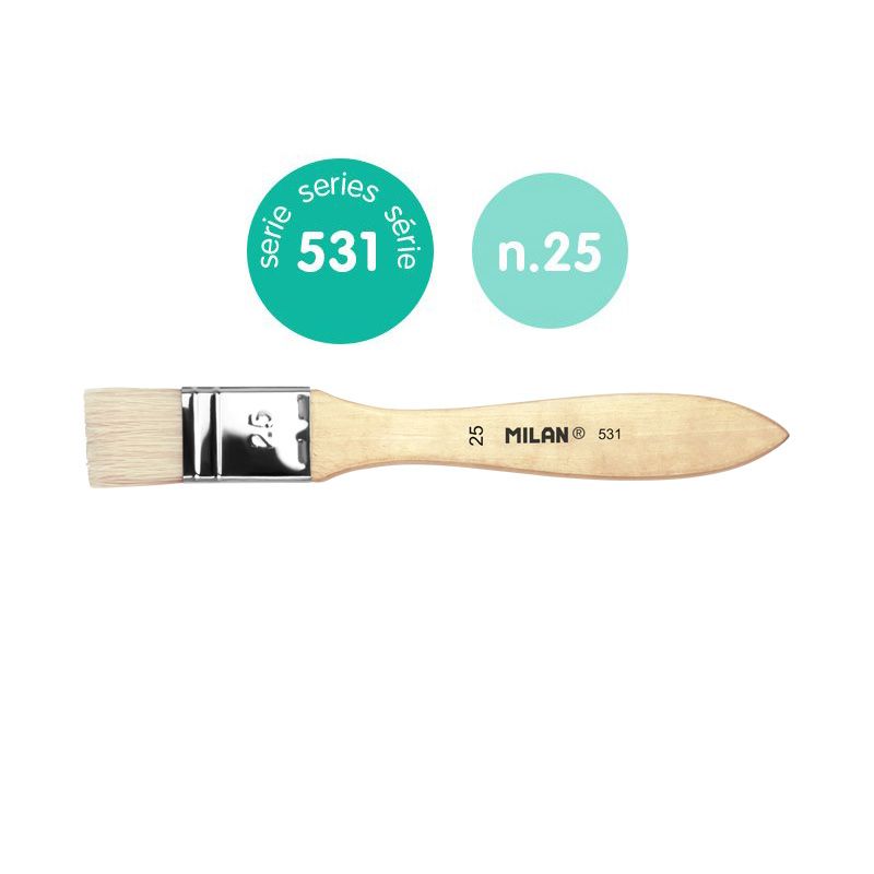 ΠΙΝΕΛΑΣΑ ΠΛΑΚΕ MILAN ΦΥΣΙΚΗ ΤΡΙΧΑ ΣΕΙΡΑ 531-25mm 0453125