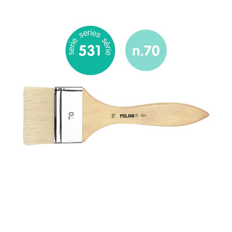 ΠΙΝΕΛΑΣΑ ΠΛΑΚΕ MILAN ΦΥΣΙΚΗ ΤΡΙΧΑ ΣΕΙΡΑ 531-70mm 0453170