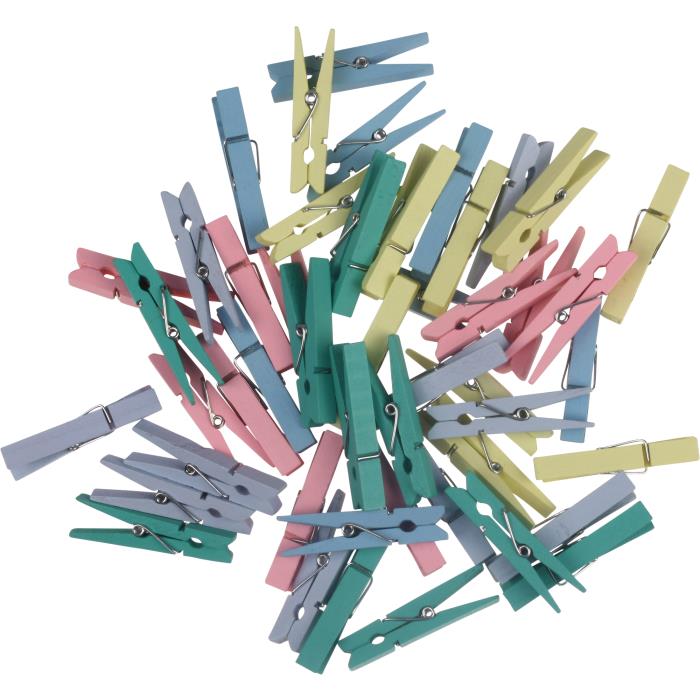 ΜΑΝΤΑΛAΚΙΑ ΞΥΛΙΝΑ 48X7MM I-MONDI 10120005 (ΑΣΟΡΤΙ ΠΑΣΤΕΛ ΧΡ.) (48 ΤΕΜ.)