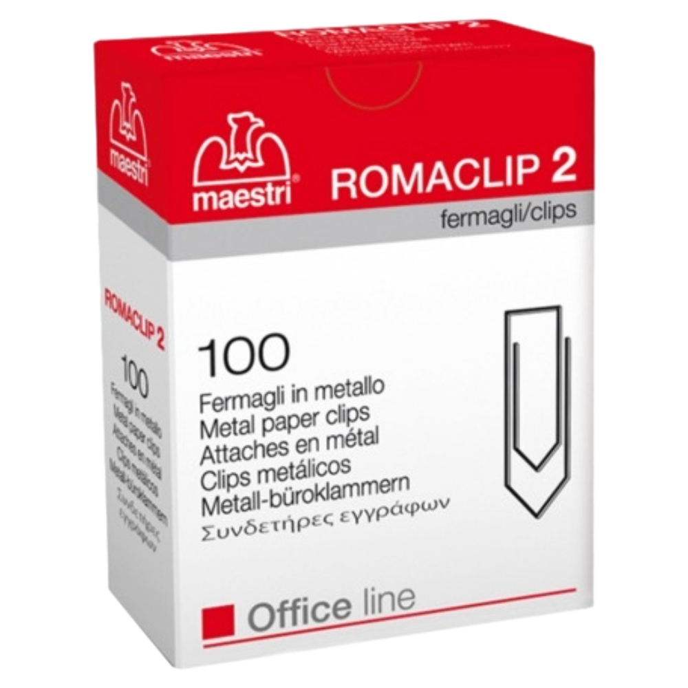 ΣΥΝΔΕΤΗΡΕΣ ROMACLIP N.2 ΚΟΥΤΙ 100 ΤΕΜ. ROMEO MAESTRI 1092102