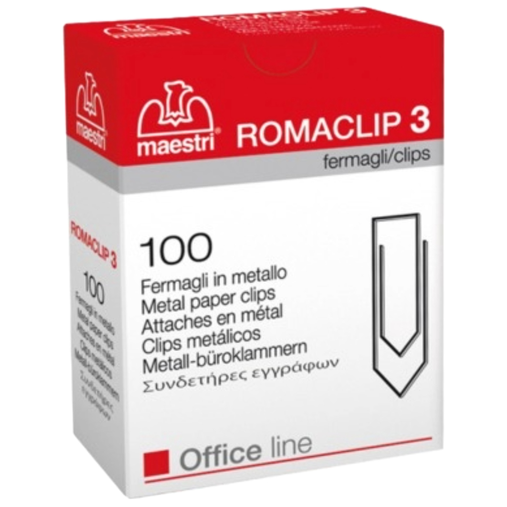 ΣΥΝΔΕΤΗΡΕΣ ROMACLIP N.3 ΚΟΥΤΙ 100 ΤΕΜ. ROMEO MAESTRI 1092103