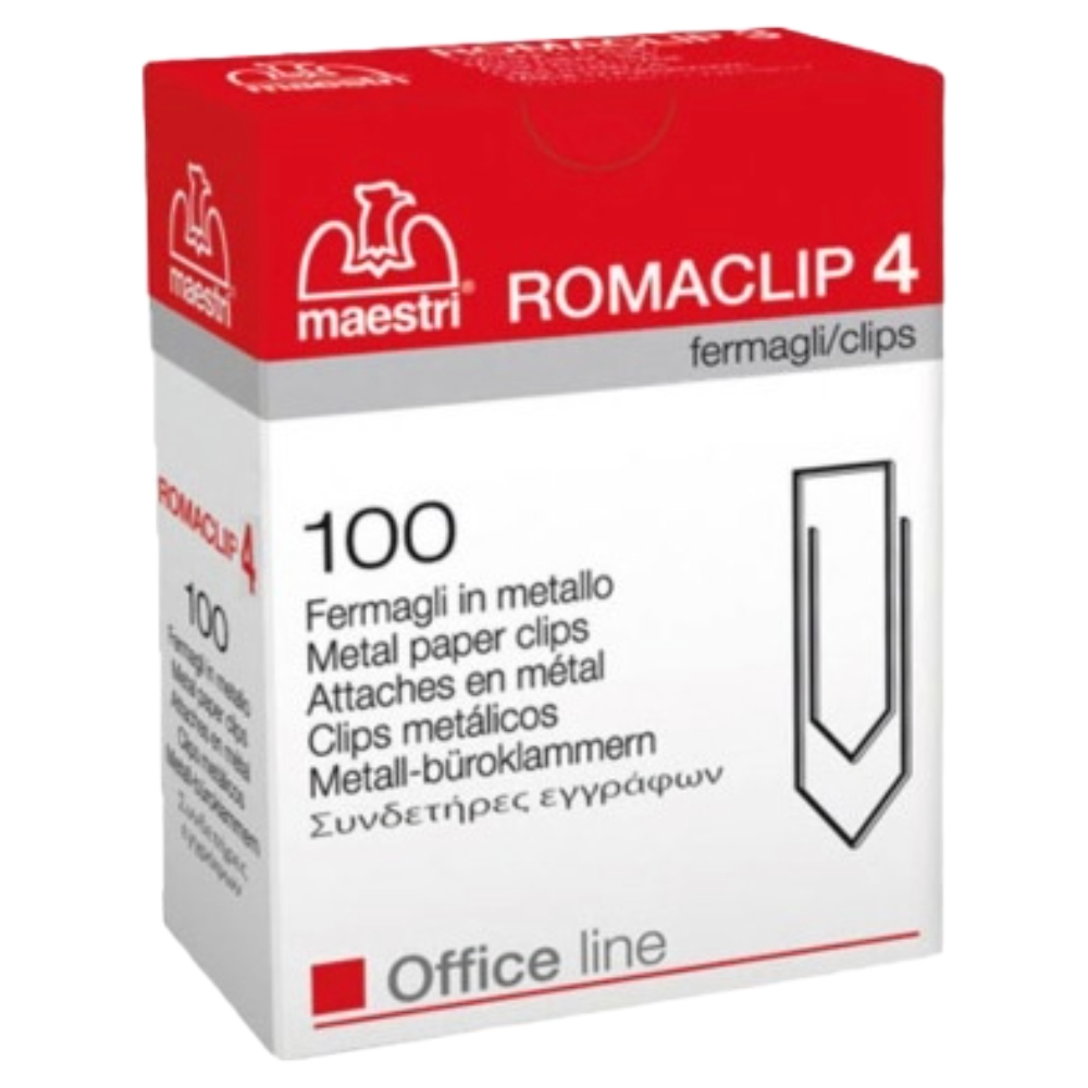 ΣΥΝΔΕΤΗΡΕΣ ROMACLIP N.4 ΚΟΥΤΙ 100 ΤΕΜ. ROMEO MAESTRI 1092104