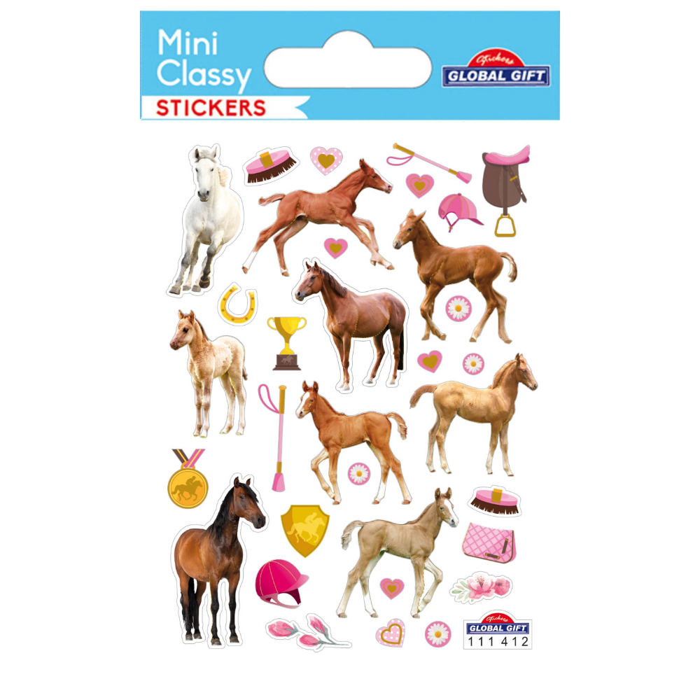 STICKERS GLOBAL GIFT 111412 MINI CLASSY 7X10CM
