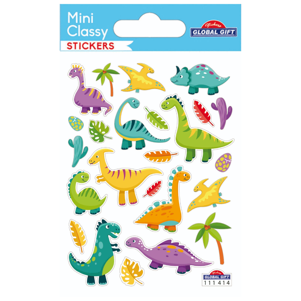 STICKERS GLOBAL GIFT 111414 MINI CLASSY 7X10CM