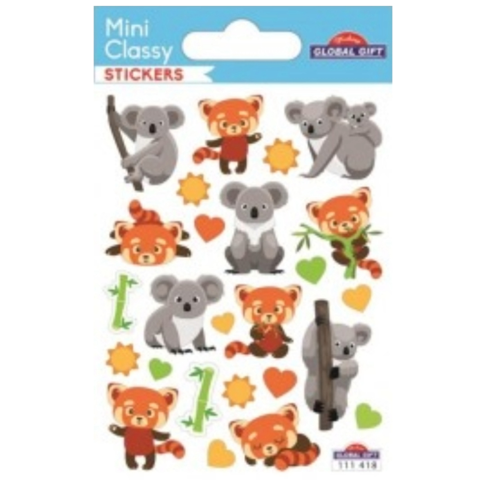 STICKERS GLOBAL GIFT 111418 MINI CLASSY 7X10CM