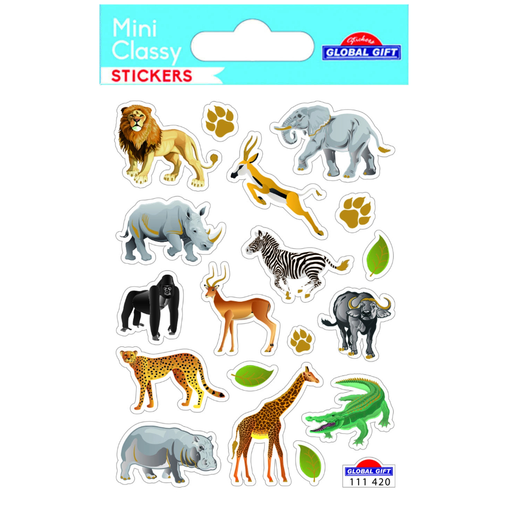 STICKERS GLOBAL GIFT 111420 MINI CLASSY 7X10CM