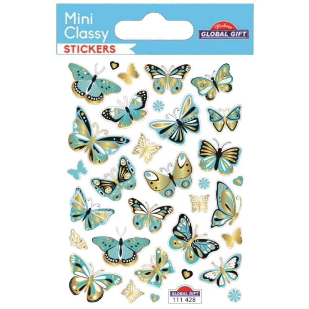 STICKERS GLOBAL GIFT 111428 MINI CLASSY 7X10CM