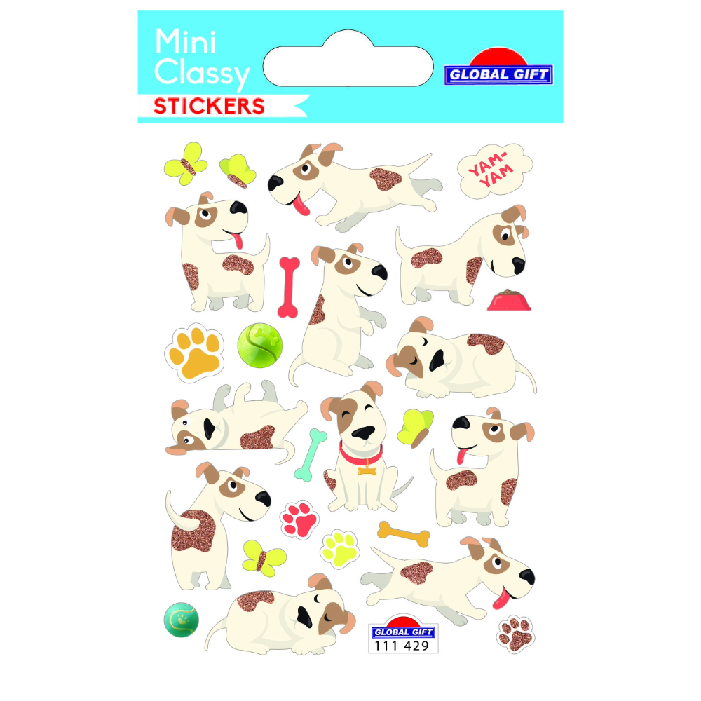 STICKERS GLOBAL GIFT 111429 MINI CLASSY 7X10CM