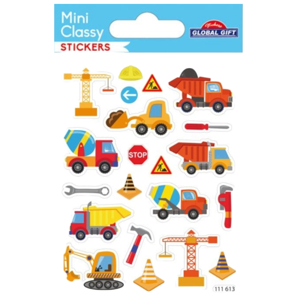 STICKERS GLOBAL GIFT 111613 MINI CLASSY 7X10CM