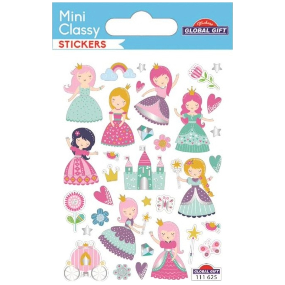 STICKERS GLOBAL GIFT 111625 MINI CLASSY 7X10CM
