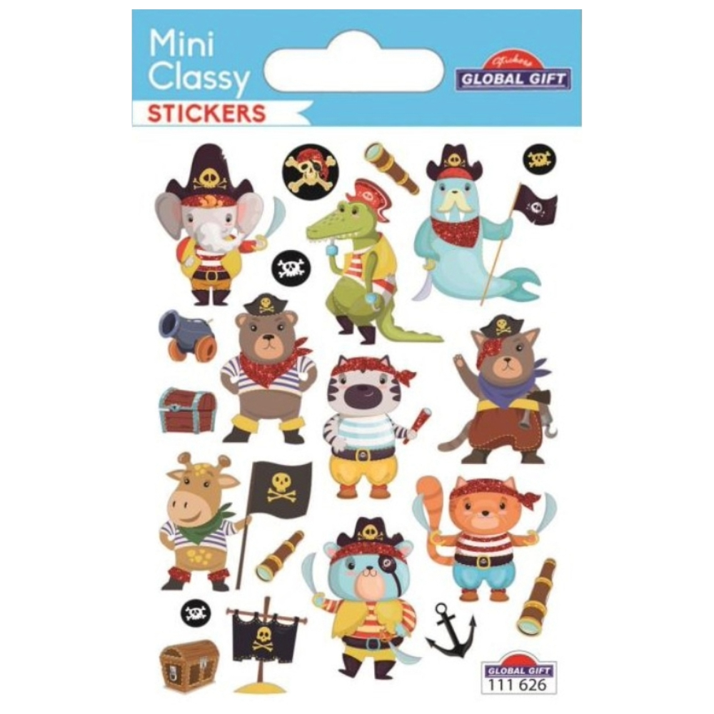 STICKERS GLOBAL GIFT 111626 MINI CLASSY 7X10CM