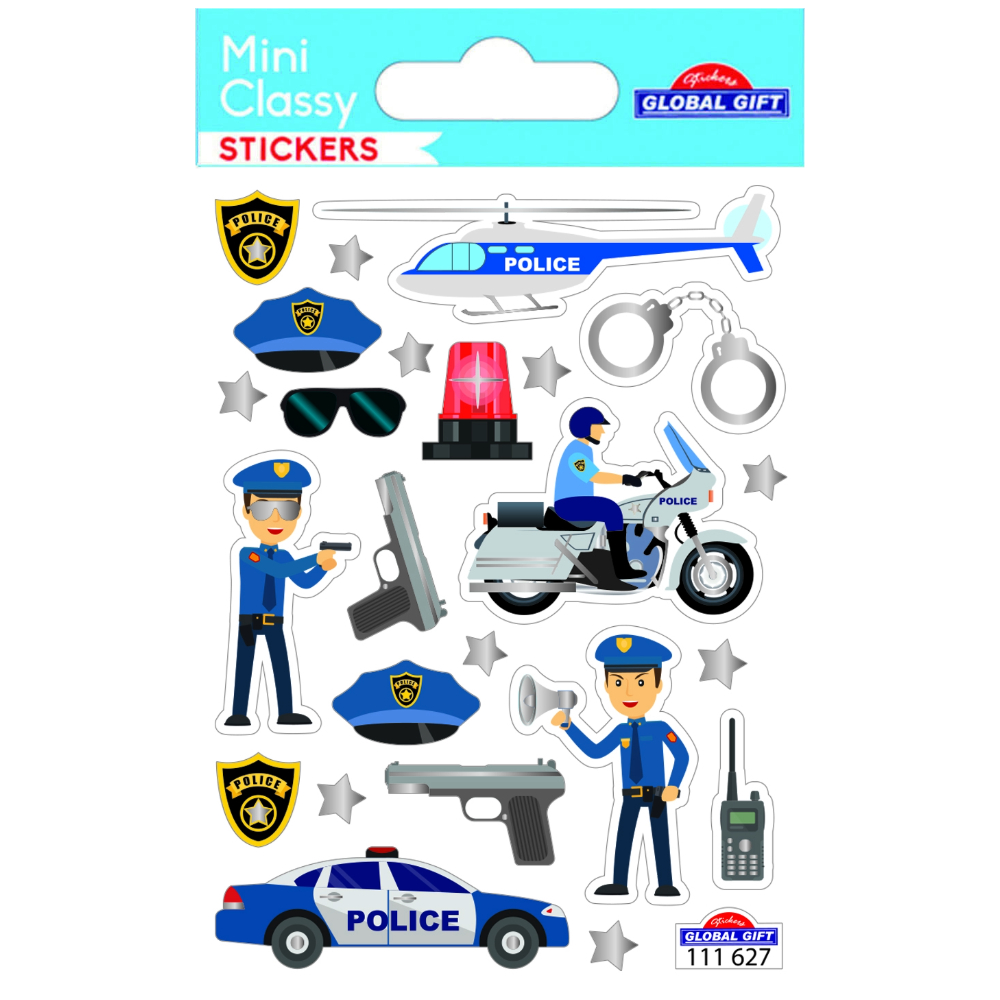 STICKERS GLOBAL GIFT 111627 MINI CLASSY 7X10CM