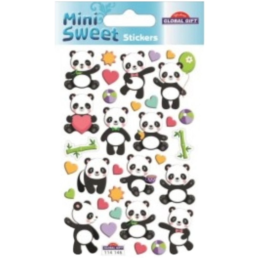 STICKERS GLOBAL GIFT 114146 MINISWEET 8X12CM