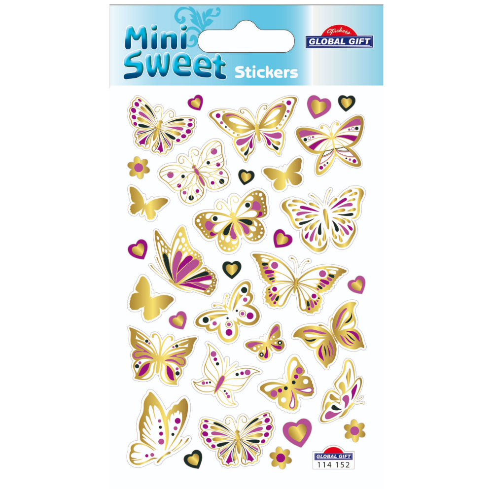 STICKERS GLOBAL GIFT 114152 MINISWEET 8X12CM