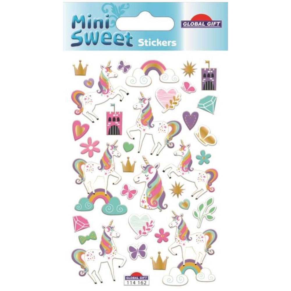 STICKERS GLOBAL GIFT 114162 MINISWEET 8X12CM