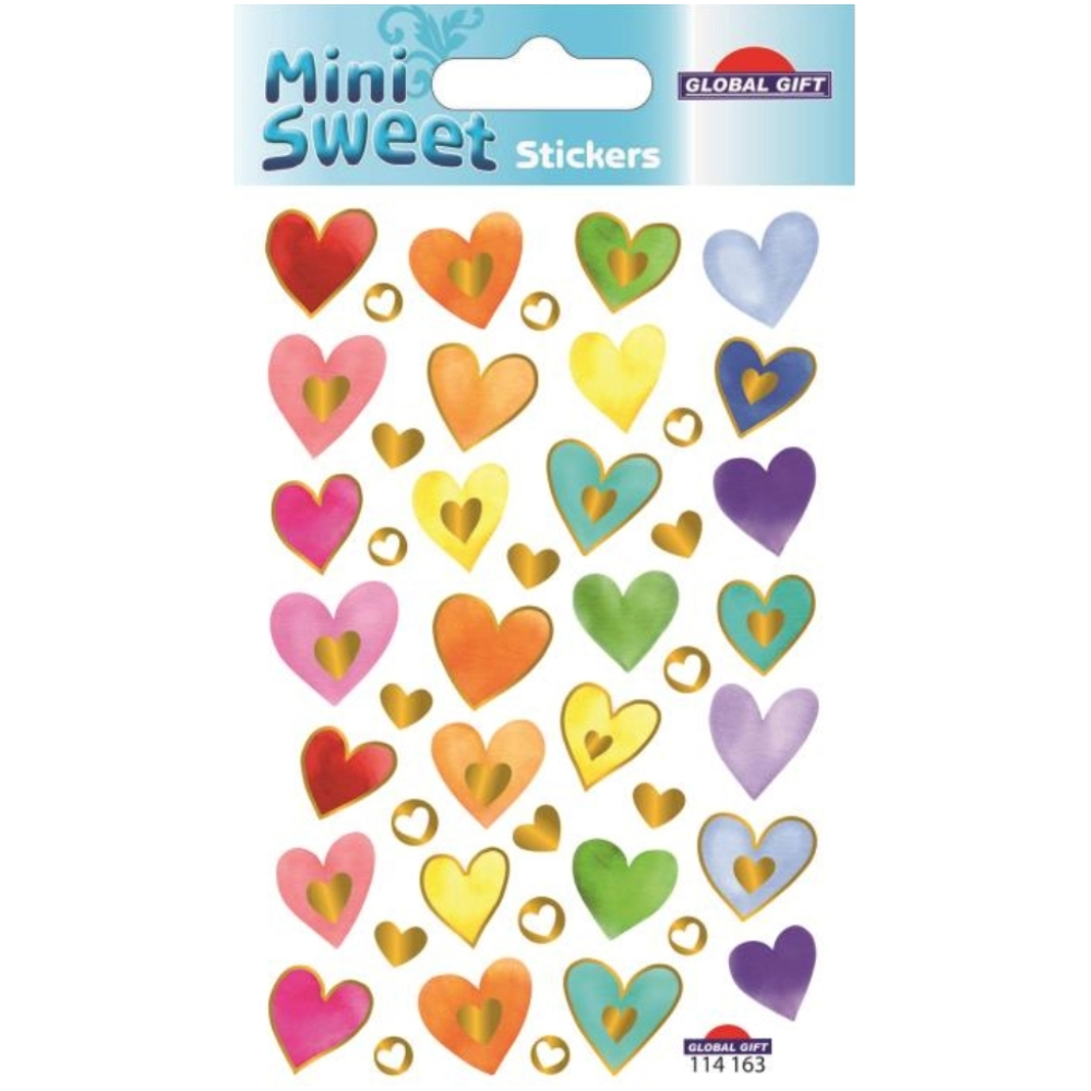 STICKERS GLOBAL GIFT 114163 MINISWEET 8X12CM