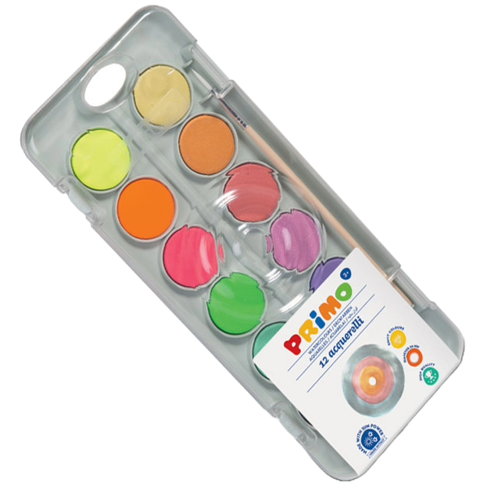 ΝΕΡΟΜΠΟΓΙΕΣ PRIMO 30MM 12 ΧΡΩΜΑΤΩΝ (8 ΜΕΤΑΛΛΙΚΑ + 4 FLUO) CMP 115A12FM