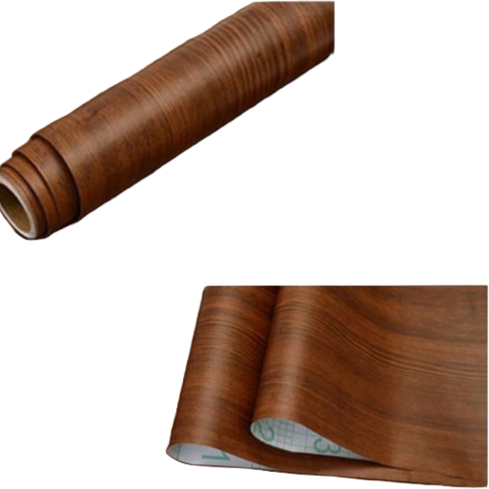 ΑΥΤΟΚΟΛΛΗΤΟ ΡΟΛΟ ΧΡΩΜΑ ΚΑΦΕ ΞΥΛΟΥ FOSKA 0,45 x10m (0.08mm) 118G3000W-10M