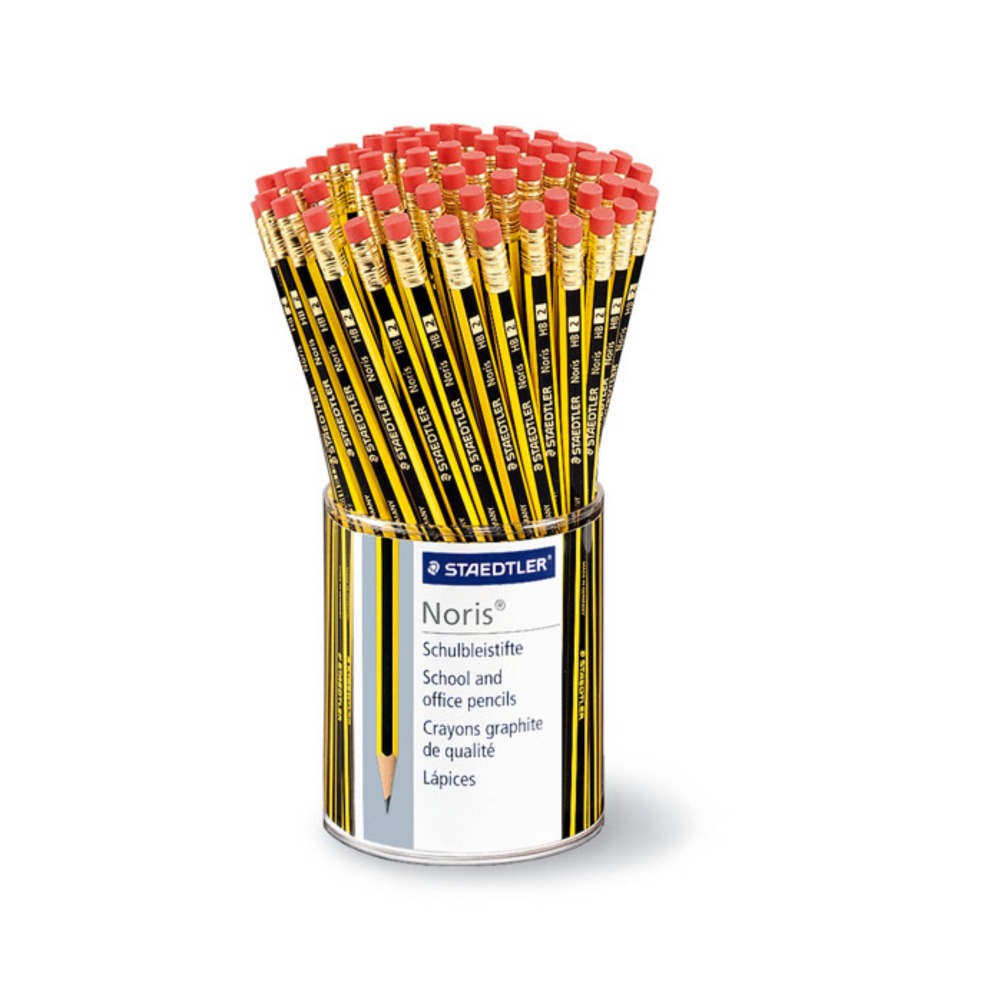 ΜΟΛΥΒΙ STAEDTLER NORIS 122-HB ΜΕ ΓΟΜΑ (ΣΕΤ=72 ΤΜΧ) 122 KP72