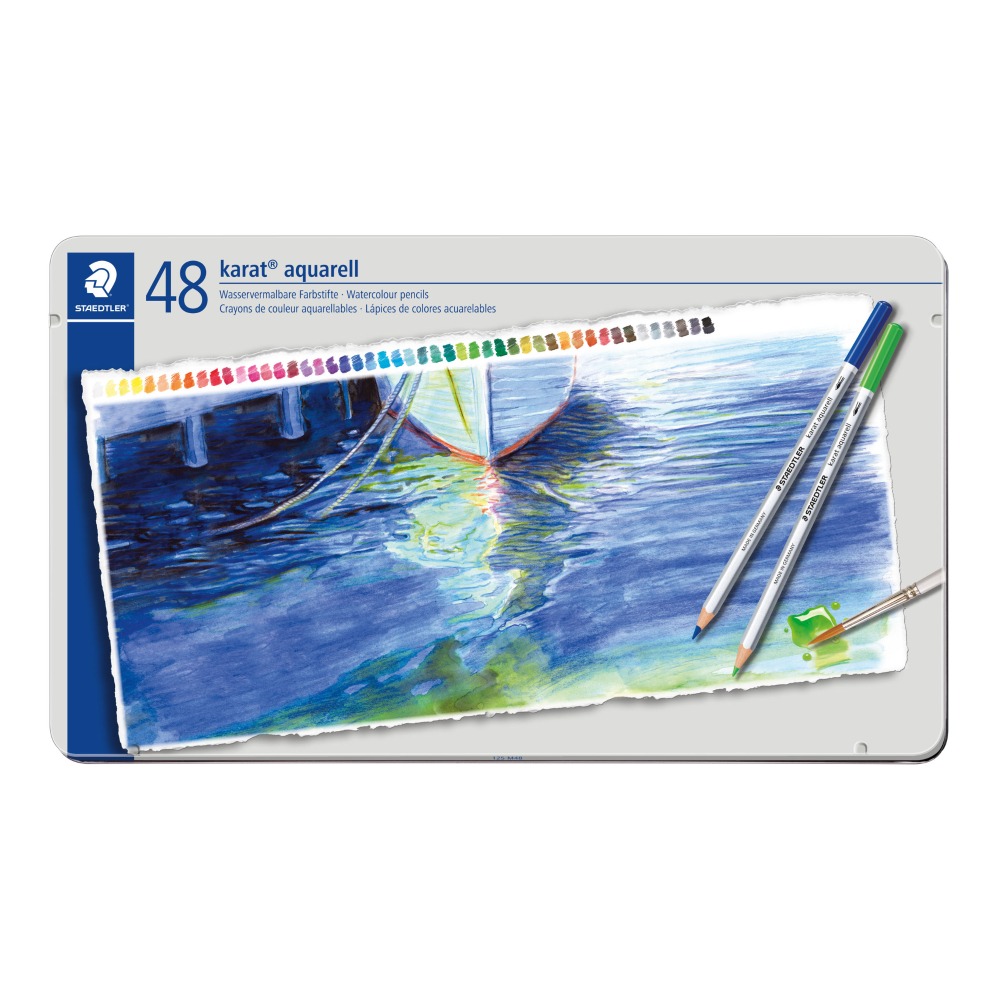 ΞΥΛΟΜΠΟΓΙΑ STAEDTLER AQUAREL/KARAT ΣΕΤ 48 ΤΕΜ. 125 M48