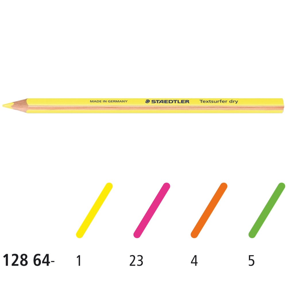 ΞΥΛΟΜΠΟΓΙΑ ΥΠΟΓΡΑΜΜΙΣΕΩΣ STAEDTLER TEXTSURFER DRY (ΜΟΝΟΧΡΩΜΙΑ) 128 64-x