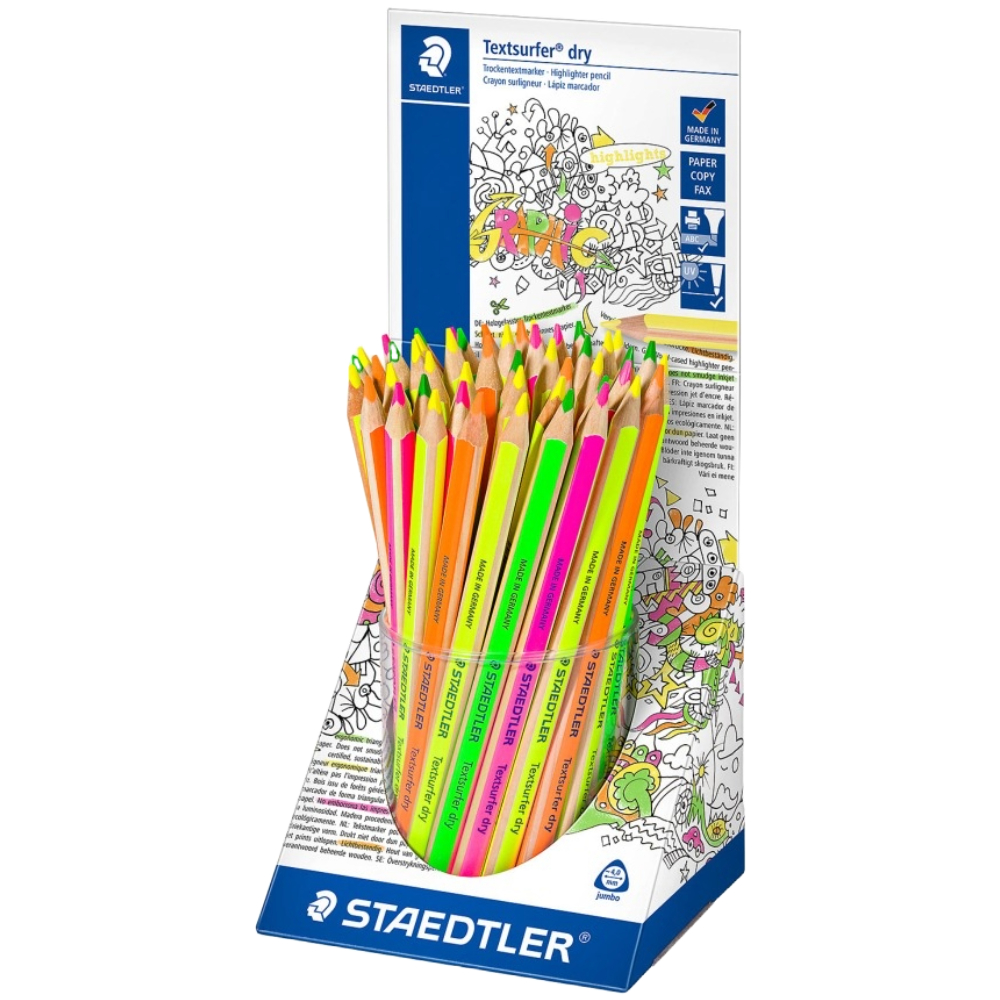 ΞΥΛΟΜΠΟΓΙΑ ΥΠΟΓΡΑΜΜΙΣΕΩΣ STAEDTLER TEXTSURFER DRY (ΣΕΤ= 48 ΤΕΜ) 128 64KP48