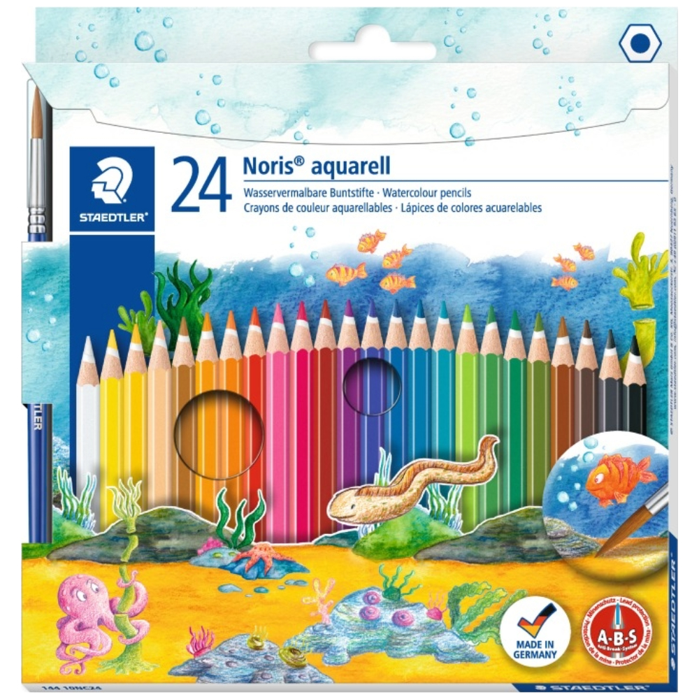ΞΥΛΟΜΠΟΓΙΑ STAEDTLER 144 10NC24 AQUARELL NORIS ΣΕΤ 24 ΧΡΩΜ. 144 10NC24