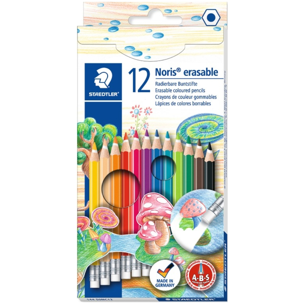 ΞΥΛΟΜΠΟΓΙΑ STAEDTLER 144 50-12 ΜΕ ΓΟΜΑ NORIS 144 50NC12
