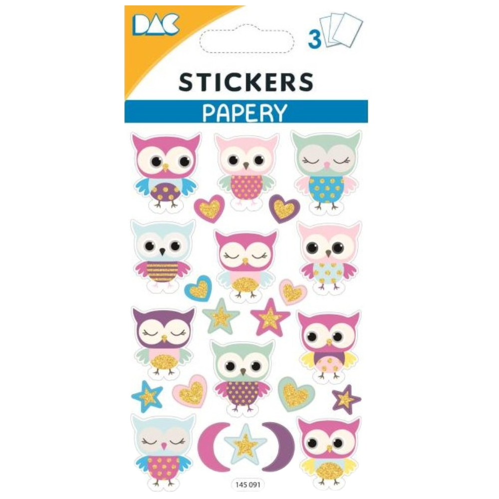 STICKERS GLOBAL GIFT 145091 PAPERY 8X13CM