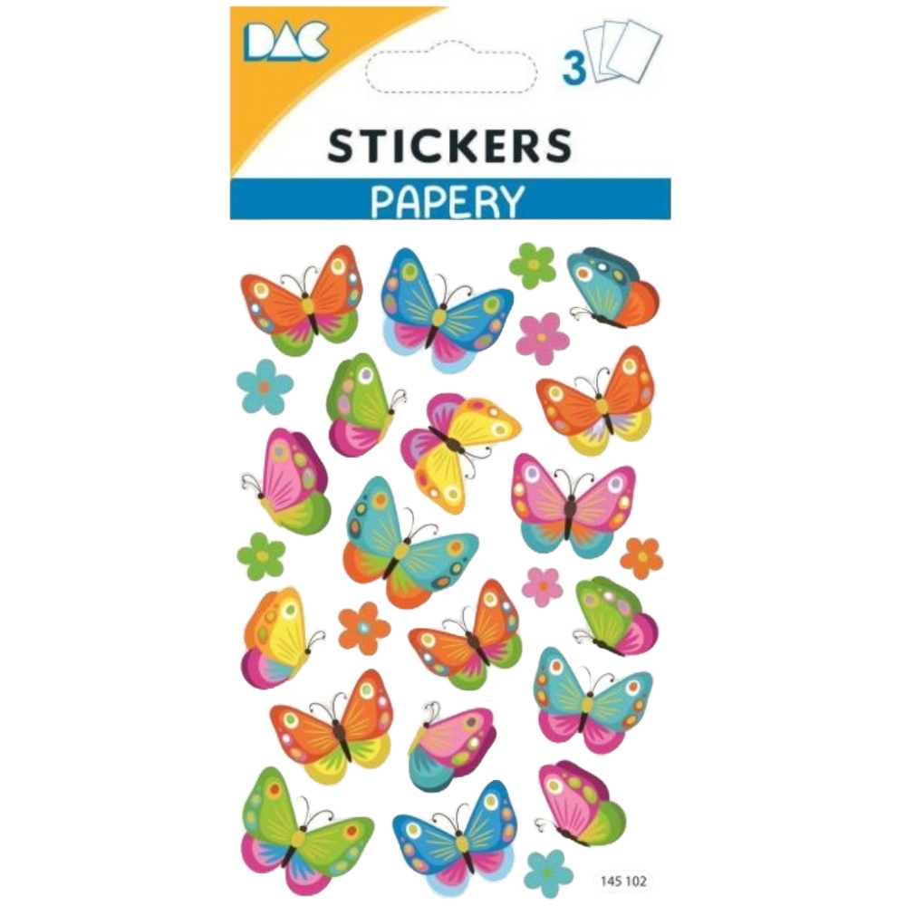 STICKERS GLOBAL GIFT 145102 PAPERY 8X13CM