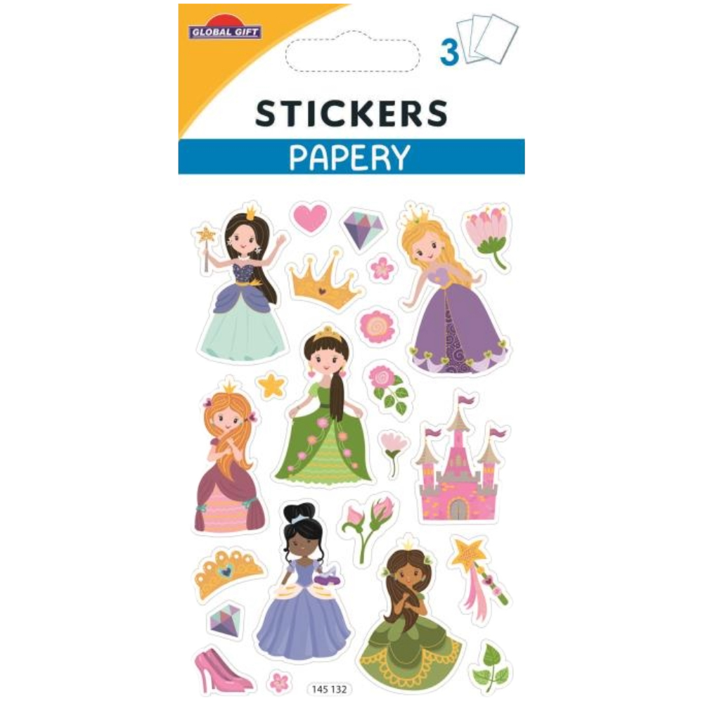 STICKERS GLOBAL GIFT 145132 PAPERY 8X13CM