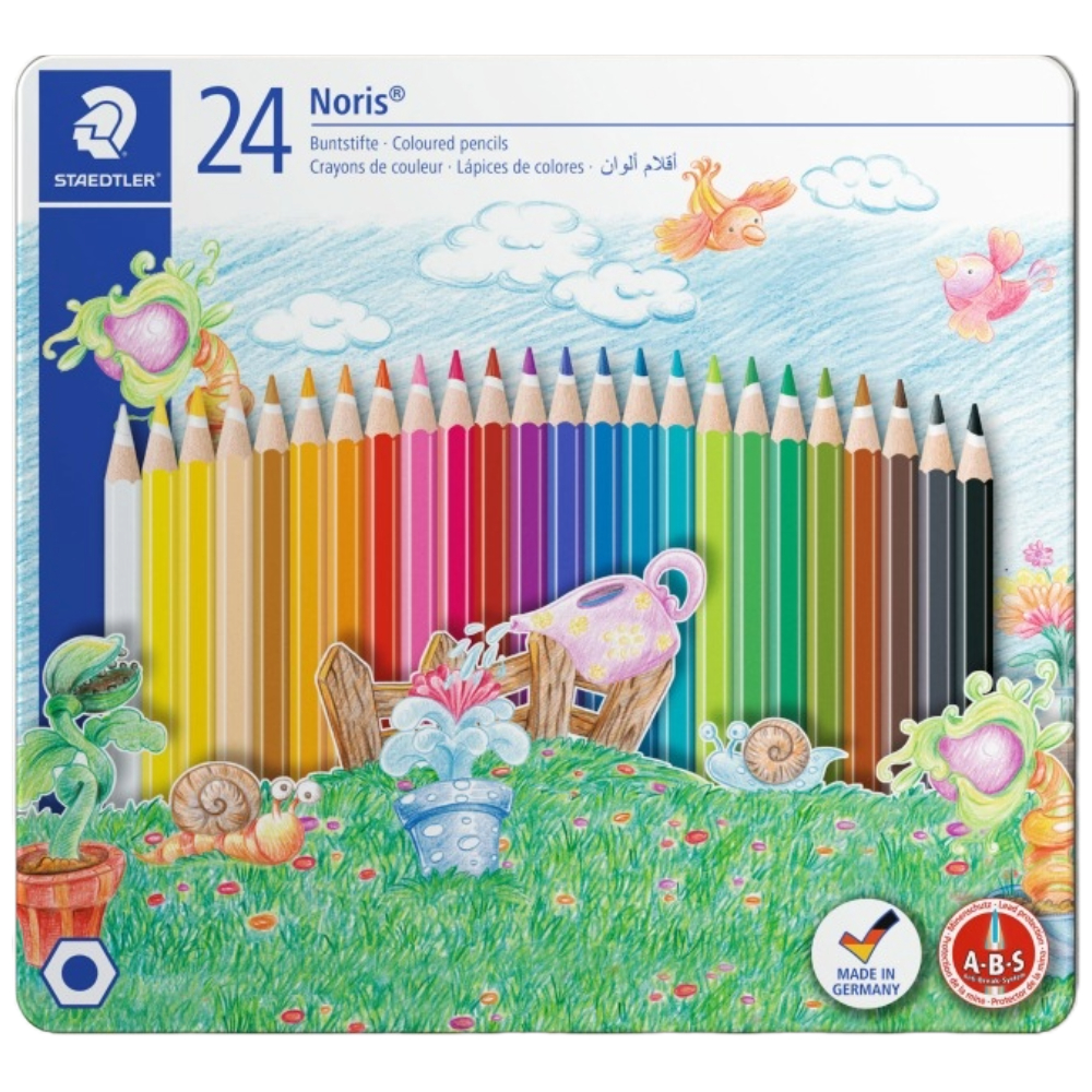 ΞΥΛΟΜΠΟΓΙΑ STAEDTLER METAL BOX ΣΕΤ 24 ΧΡΩΜ. 145 CM24