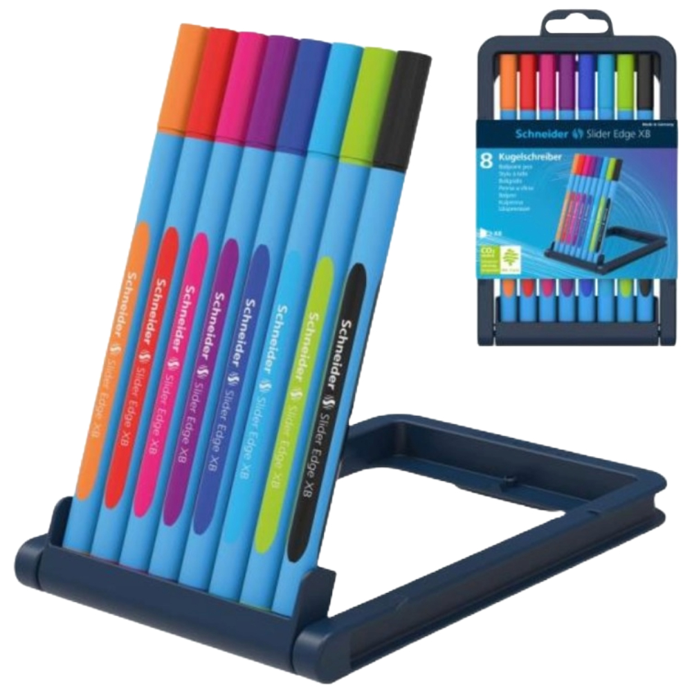 ΣΤΥΛΟ SCHNEIDER ΔΙΑΡΚΕΙΑΣ SLIDER EDGE XB 152279 ΣΕΤ=8 ΤΕΜ. BASIC