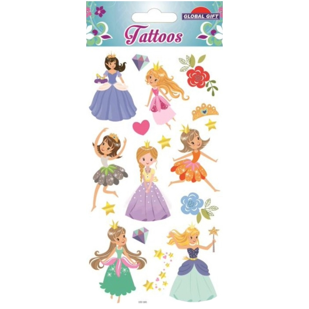 STICKERS GLOBAL GIFT 153181 TATOOS 9X15CM