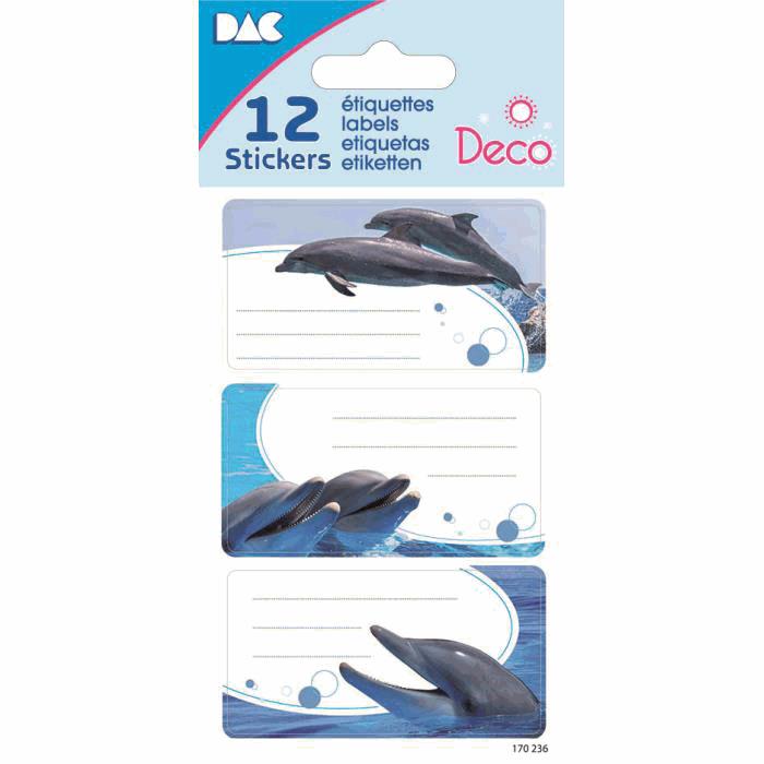 ΕΤΙΚΕΤΕΣ ΣΧΟΛΙΚΕΣ STICKERS GLOBAL 170236 8X12cm (12 ΤΕΜ.)