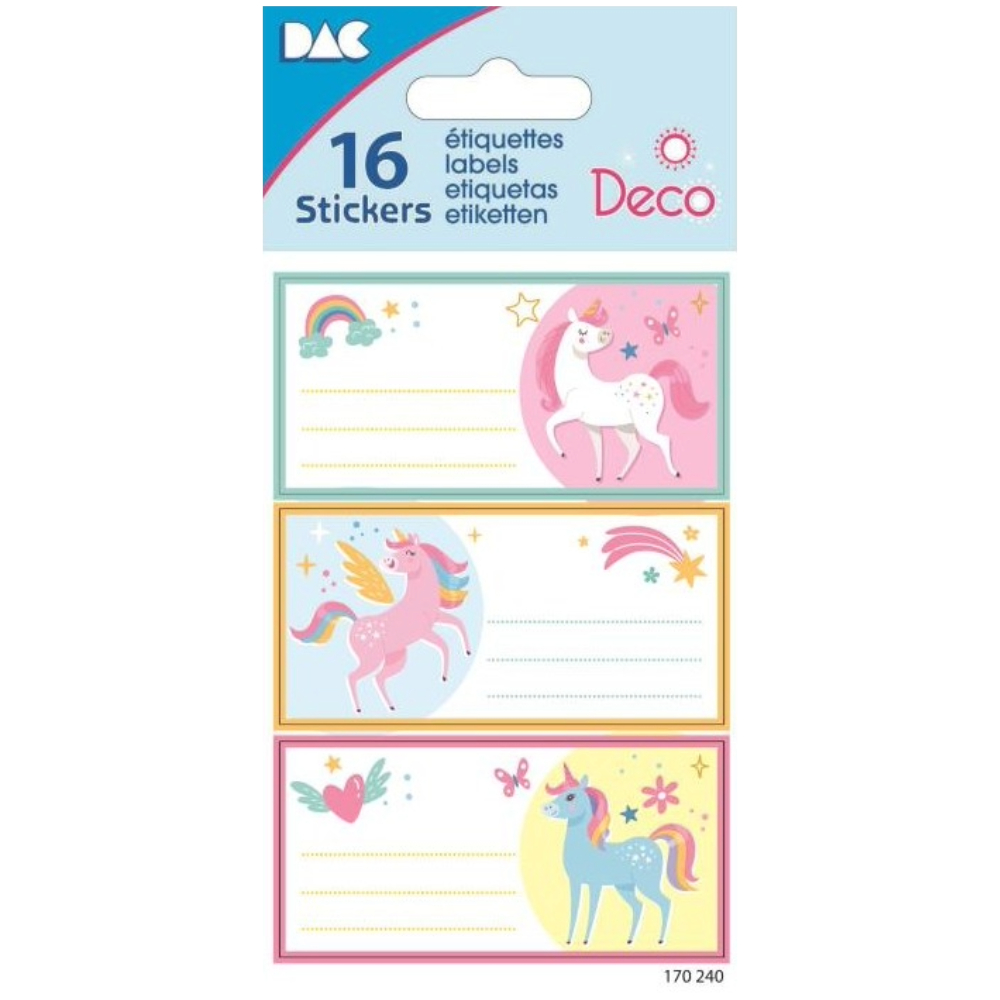 ΕΤΙΚΕΤΕΣ ΣΧΟΛΙΚΕΣ STICKERS GLOBAL 170240 8X12cm (12 ΤΕΜ.)