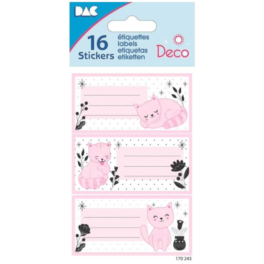 ΕΤΙΚΕΤΕΣ ΣΧΟΛΙΚΕΣ STICKERS GLOBAL 170243 8X12cm (12 ΤΕΜ.)