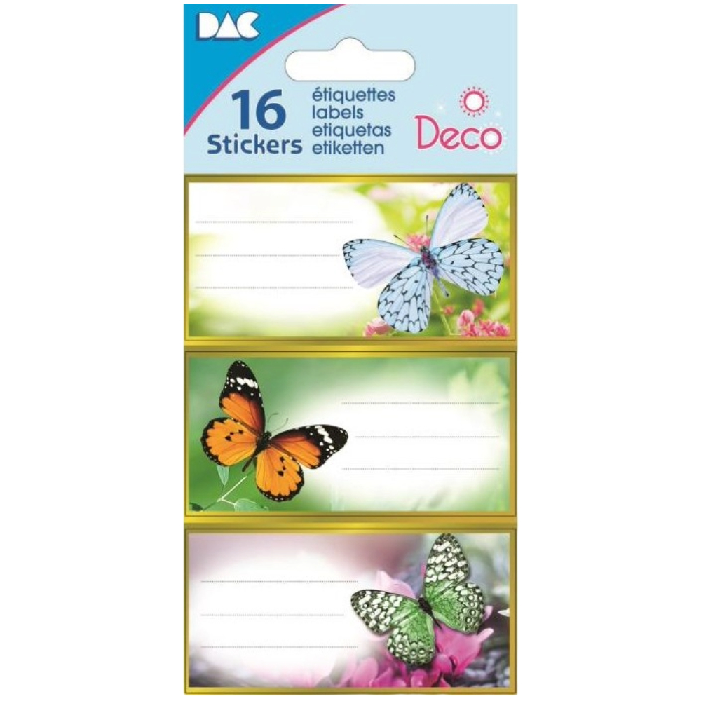 ΕΤΙΚΕΤΕΣ ΣΧΟΛΙΚΕΣ STICKERS GLOBAL 170244 8X12cm (12 ΤΕΜ.)