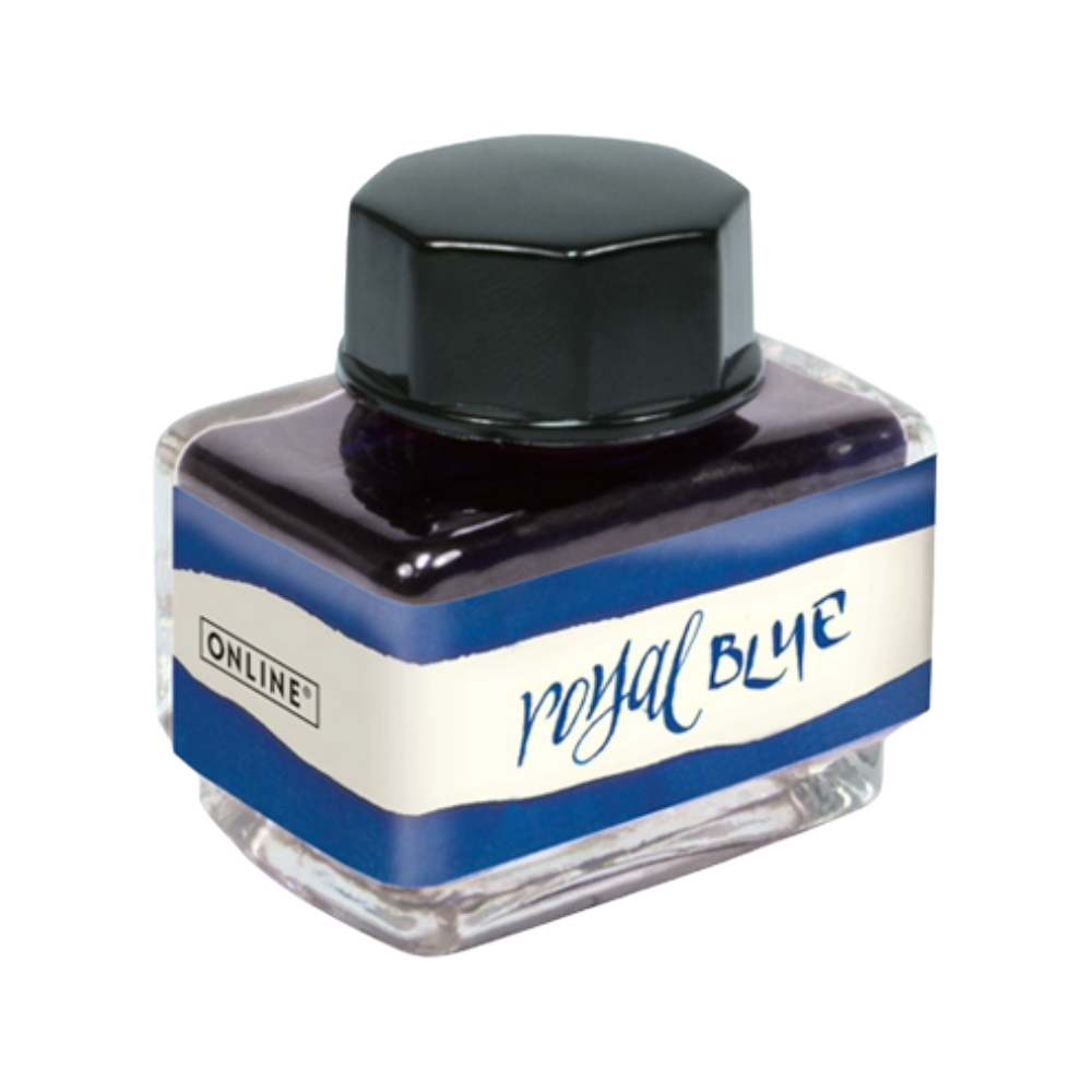 ΜΕΛΑΝΗ ΓΙΑ ΠΕΝΕΣ ONLINE 17115 (ΓΥAΛΙΝΟ 15ML) ΜΠΛΕ ΣΙΝΙΚΗ