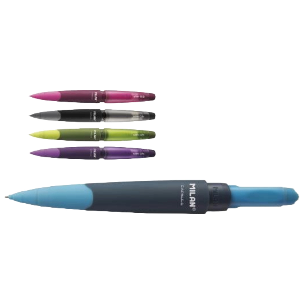 ΜΗΧΑΝΙΚΟ ΜΟΛΥΒΙ MILAN 0,5 185024920 +ΓΟΜΑ CAPSULE SLIM (ΣΤΑΝΤ= 20 ΑΣΟΡΤΙ)