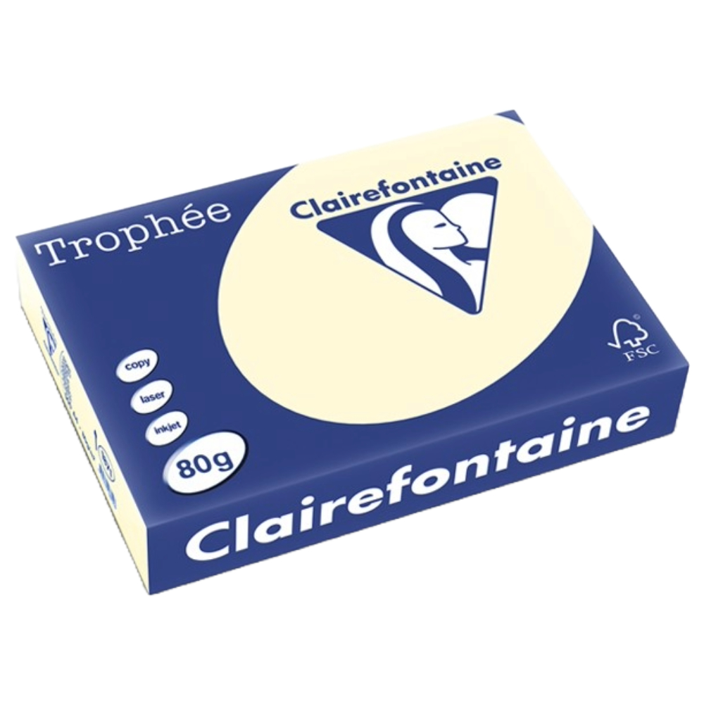 ΧΑΡΤΙ A4 80G ΧΡΩΜΑ IVORY ΠΑΚΕΤΟ 500 ΦΥΛΛΩΝ CLAIREFONTAINE 1871C