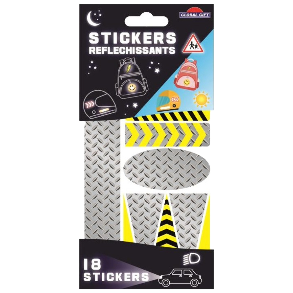 STICKERS GLOBAL GIFT 195402 REFLECT 9.5X15CM (ΑΝΤΑΝΑΚΛΑΣΗΣ)