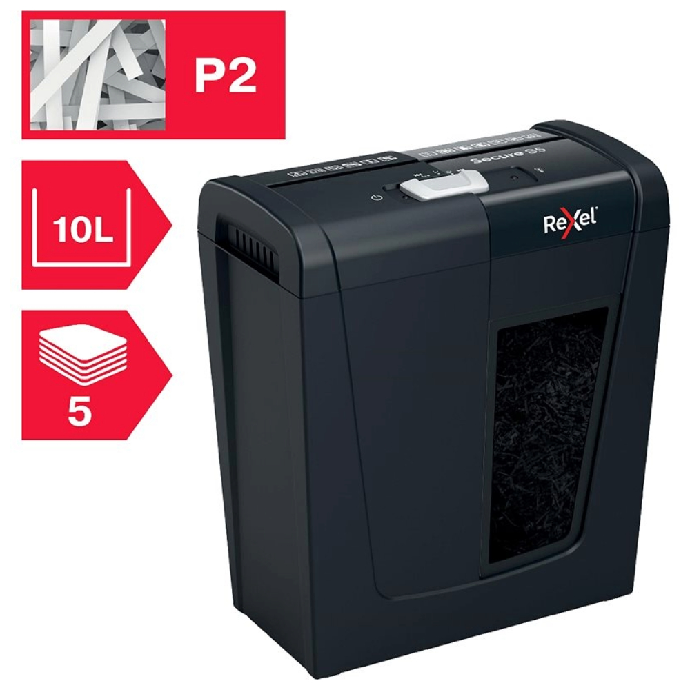 ΚΑΤΑΣΤΡΟΦΕΑΣ REXEL SECURE S5 290X330X160 1.6KG 2020121EU