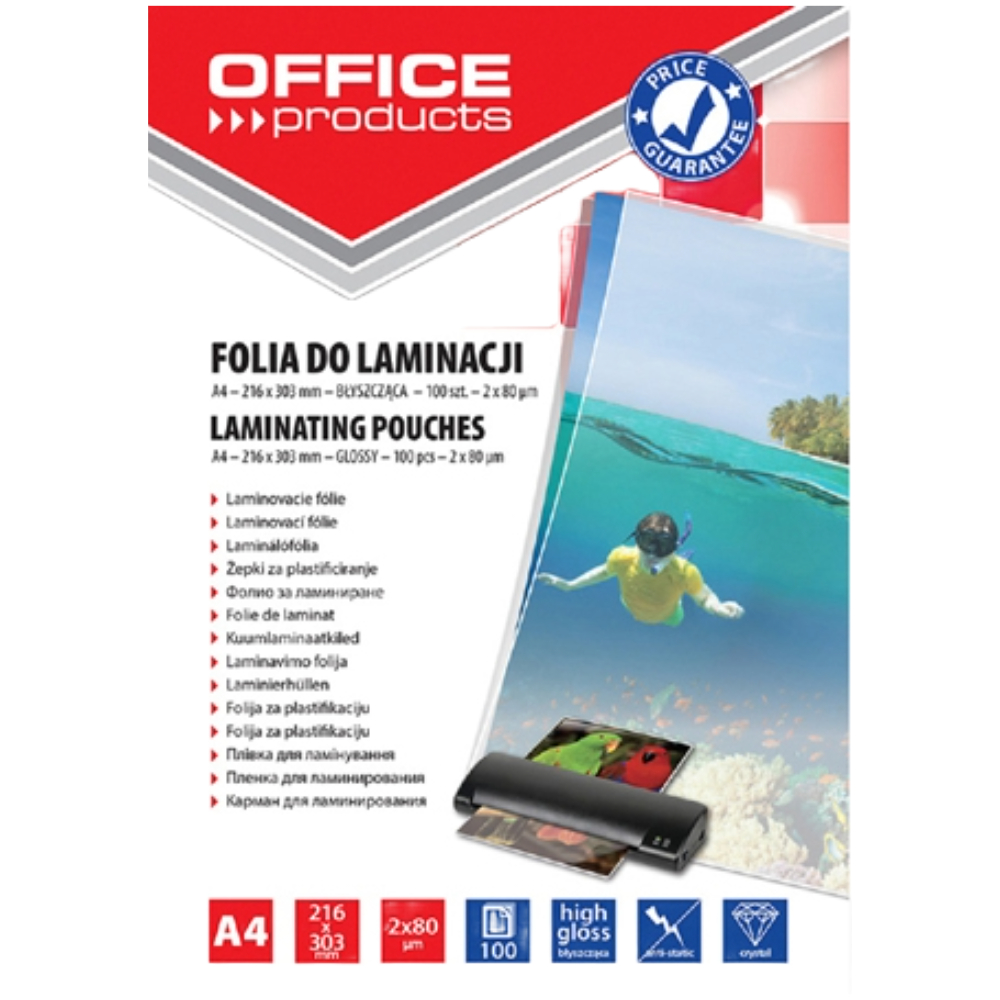 ΠΛΑΣΤΙΚΟΠΟΙΗΣΗΣ ΔΙΦΥΛΛΑ DONAU/OFFICE Α4 80 mic (ΠΑΚ=100 ΤΕΜ) 20325415-90