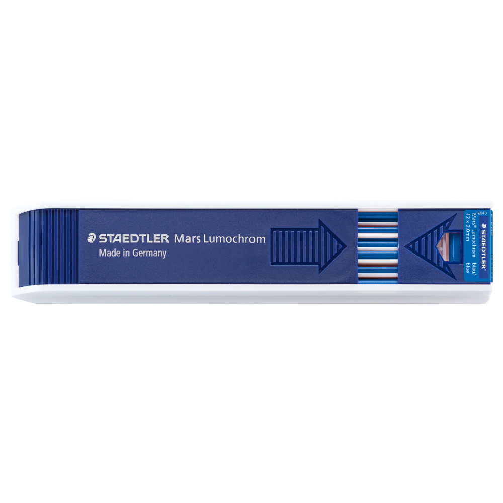ΜΥΤΕΣ ΜΗΧΑΝΙΚΟΥ ΜΟΛΥΒΙΟΥ STAEDTLER 204-3 2.0MM 12 ΜΥΤΕΣ ΜΠΛΕ MARS CARBON