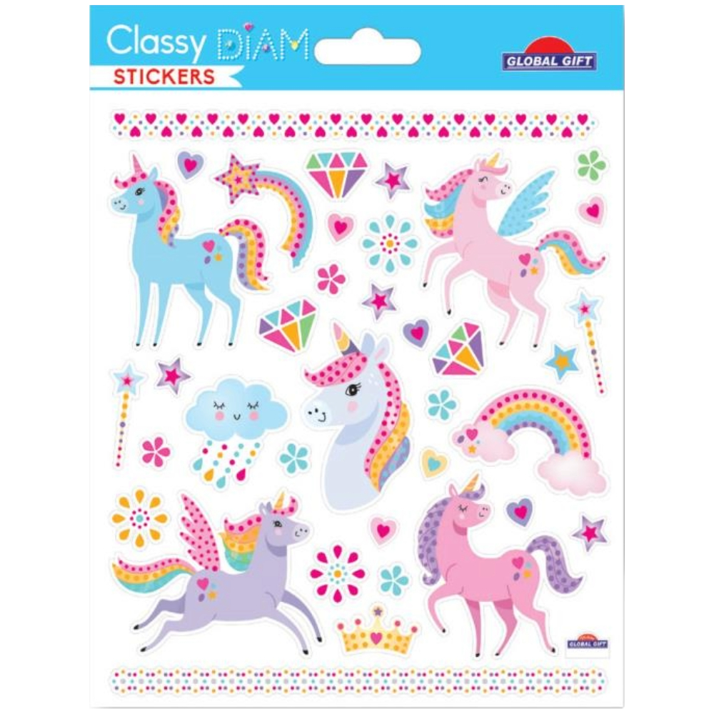 STICKERS GLOBAL GIFT 210102 CLASSY 15X17CM