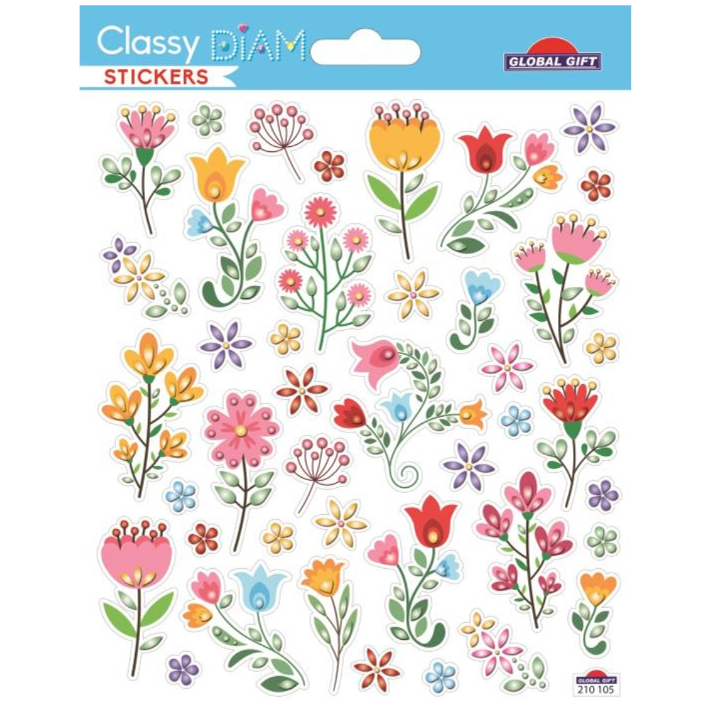STICKERS GLOBAL GIFT 210105 CLASSY 15X17CM