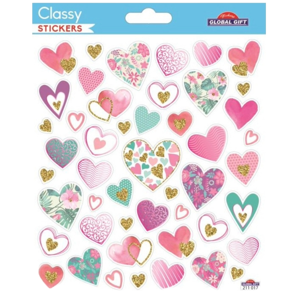 STICKERS GLOBAL GIFT 211017 CLASSY 15X17CM