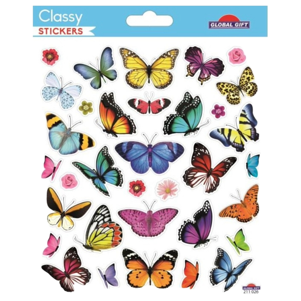STICKERS GLOBAL GIFT 211026 CLASSY 15X17CM